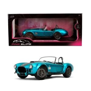 New! Jada Pink Slips Shelby Mustang Cobra 427 MK2 1:18 Metallic Teal Car # 36467